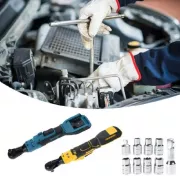 Угловой гайковерт, аккумуляторная трещотка АКБ 48V X-475 синий