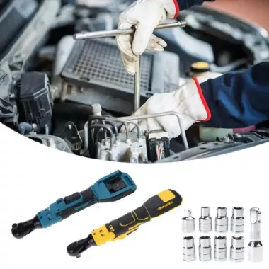 Угловой гайковерт, аккумуляторная трещотка АКБ 48V X-475 синий