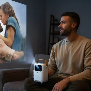 Портативный проектор + пульт, 4K HD, Android 11.0, Wi-Fi 6.0, Bluetooth, E350 / Мультимедийный проектор домашний Портативный проектор + пульт, 4K HD, Android 11.0, Wi-Fi 6.0, Bluetooth, E350 / Мультимедийный проектор домашний