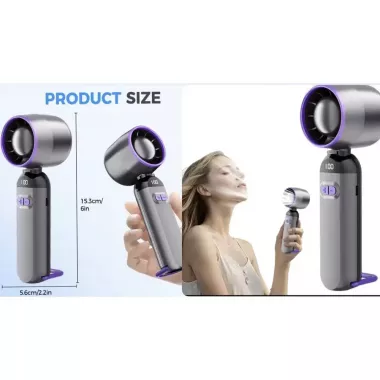 Вентилятор портативный настольный ручной Handheld fan LY-937 со встроенным аккумулятором и с цифровым дисплеем, 5 скоростей Вентилятор портативный настольный ручной Handheld fan LY-937 со встроенным аккумулятором и с цифровым дисплеем, 5 скоростей