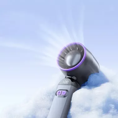 Вентилятор портативный настольный ручной Handheld fan LY-937 со встроенным аккумулятором и с цифровым дисплеем, 5 скоростей Вентилятор портативный настольный ручной Handheld fan LY-937 со встроенным аккумулятором и с цифровым дисплеем, 5 скоростей