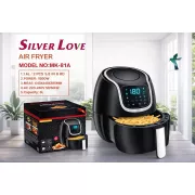 Воздушная фритюрница с кнопкоми Silver love MK-81-А 1500W, на 8 литров