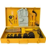 Набор для пайки пластиковых труб в железном кейсе X-476