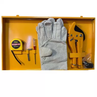 Набор для пайки пластиковых труб в железном кейсе X-476 Набор для пайки пластиковых труб в железном кейсе X-476