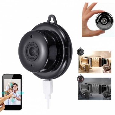 Мини-камера с ночным видением DG-MYQ, 720P / Переносная WiFi камера с микрофоном / Охранная камера для дома