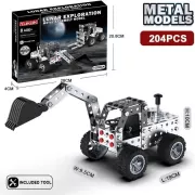 Детская металлическая машинка-конструктор Экскаватор YK613