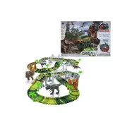 Гибкий автомобильный трек с динозаврами Dinosaur 192