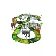 Гибкий автомобильный трек с динозаврами Dinosaur 192