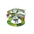 Гибкий автомобильный трек с динозаврами Dinosaur 192