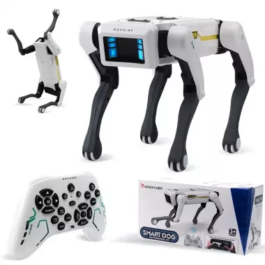Интерактивный робот-собака, пульта, на аккумуляторе, Smart Dog / Собака робот на радиоуправлении Интерактивный робот-собака, пульта, на аккумуляторе, Smart Dog / Собака робот на радиоуправлении