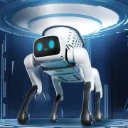 Smart Dog QF660-5 / Интерактивный робот-собака, пульта, на аккумуляторе / Собака робот на радиоуправлении