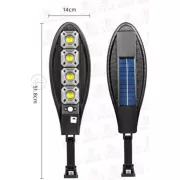 Вуличний ліхтар на сонячній батареї LL-004, 4COB / Прожектор з датчиком руху та пультом