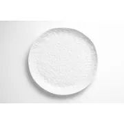 Декоративная керамическая тарелка с рельефной поверхностью 24.5 см