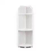 Декоративна кутова полиця на три яруси для ванної