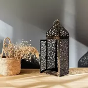 Декоративний свічник 9,5×9,5×25 см