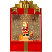 Декоративний світильник з ефектом снігопаду, підсвічуванням та музикою, Сніговик 803