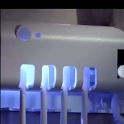 Держатель-диспенсер для зубной пасты и щеток Toothbrush sterilizer автоматический