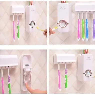 Держатель-диспенсер для зубной пасты и щеток Toothbrush sterilizer автоматический Держатель-диспенсер для зубной пасты и щеток Toothbrush sterilizer автоматический