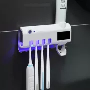 Держатель-диспенсер для зубной пасты и щеток Toothbrush sterilizer автоматический