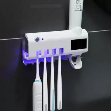 Держатель-диспенсер для зубной пасты и щеток Toothbrush sterilizer автоматический Держатель-диспенсер для зубной пасты и щеток Toothbrush sterilizer автоматический