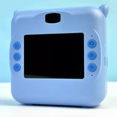 Детская фотокамера D2 с передней камерой, функцией печати, поддержкой карты памяти и MP3