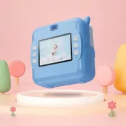 Детская фотокамера D2 с передней камерой, функцией печати, поддержкой карты памяти и MP3