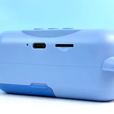 Детская фотокамера D2 с передней камерой, функцией печати, поддержкой карты памяти и MP3