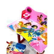 Детская парта регулируемая с принцессами / Письменный стол и стул с регулируемой высотой