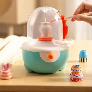 Детская игрушка для гончарного искусства / Электрическая игрушка для лепки глины своими руками /Развивающая гончарная игрушка