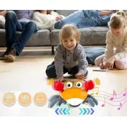 Детская интерактивная игрушка Танцующий краб со звуковыми и световыми эффектами