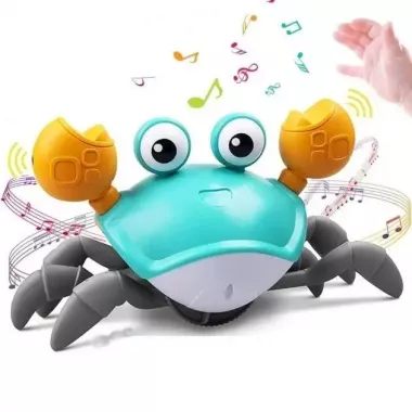 Детская интерактивная игрушка Танцующий краб со звуковыми и световыми эффектами Детская интерактивная игрушка Танцующий краб со звуковыми и световыми эффектами