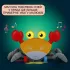 Детская интерактивная игрушка Танцующий краб со звуковыми и световыми эффектами Детская интерактивная игрушка Танцующий краб со звуковыми и световыми эффектами