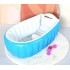 Детская Надувная ванночка с насосом Intime Baby Bath Tub Голубой
