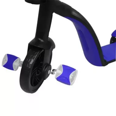 Детский самокат трансформер беговел с корзинкой Best Scooter 3 в 1