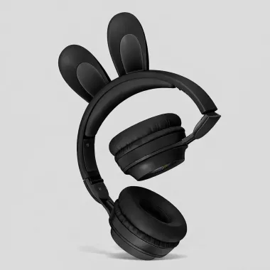 Детские беспроводные Bluetooth наушники с ушками зайчика RGB Picun B12 4704/4705 VJ Детские беспроводные Bluetooth наушники с ушками зайчика RGB Picun B12 4704/4705 VJ
