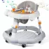 Детские ходунки на колесах с регулируемой высотой / Ходунки для младенцев  6-18 месяцев / Складные ходунки-игровой центр