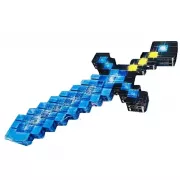 Детский конструктор Minecraft MyWorld бриллиантовый меч Майнкрафт с подсветкой 1441 деталь конструктор