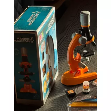 Детский микроскоп Scientific Microscope увеличивает в 1200 раз