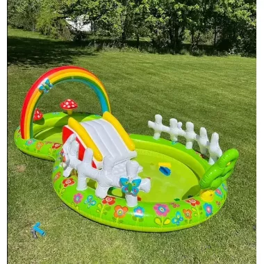 Детский надувной игровой центр Intex 57154 Мой Сад 290х180х104 см Детский надувной игровой центр Intex 57154 Мой Сад 290х180х104 см