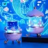 Дитячий нічник проектор зоряного неба Bluetooth Fairy Tale E11 акумуляторний світильник карусель 6 змінних картинок з LED підсвічуванням та музикою Дитячий нічник проектор зоряного неба Bluetooth Fairy Tale E11 акумуляторний світильник карусель 6 змінних картинок з LED підсвічуванням та музикою