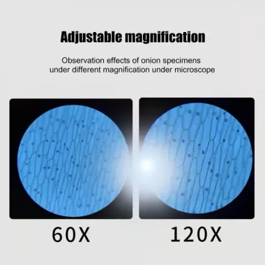 Детский портативный микроскоп с подсветкой LED