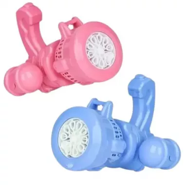 Дитячий кулемет генератор мильних бульбашок від батарейок Bubble machine toy