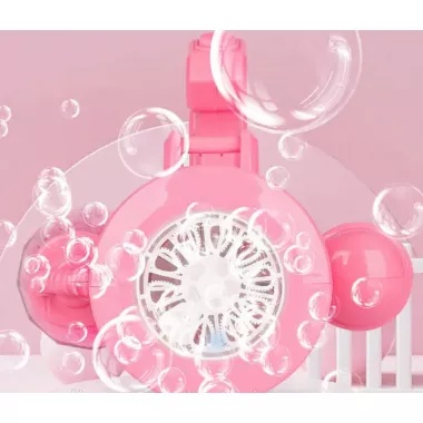 Дитячий кулемет генератор мильних бульбашок від батарейок Bubble machine toy