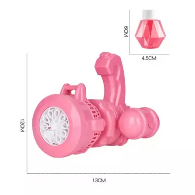 Дитячий кулемет генератор мильних бульбашок від батарейок Bubble machine toy