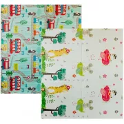 Детский развивающий двусторонний термо коврик в сумке