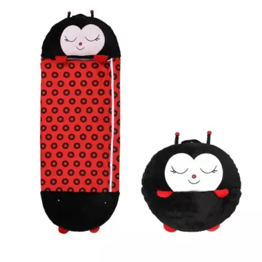 Дитячий спальний мішок на блискавці 3 в 1 іграшка подушка спальник та вбудована подушка