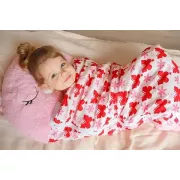 Дитячий спальний мішок на блискавці 3 в 1 іграшка подушка спальник та вбудована подушка