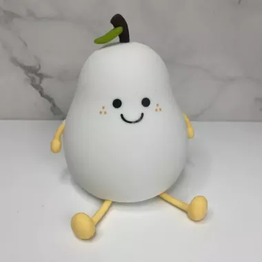 Детский светильник ночник аккумуляторный силиконовый Груша LED L40