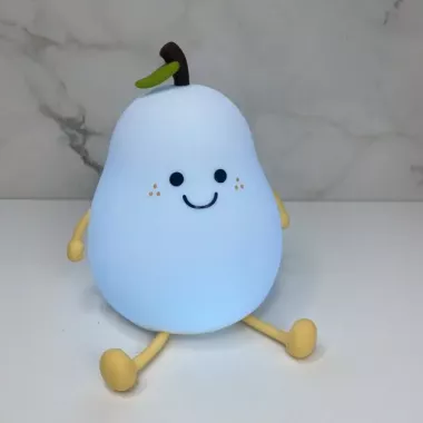 Детский светильник ночник аккумуляторный силиконовый Груша LED L40