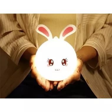 Детский силиконовый ночник  3DTOYSLAMP Кролик